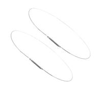 Holibanna 2pezzi Anello Di Tenuta Porta Lavatrice Carico Anteriore in Acciaio Resistente Molla Chiusura Automatica Accessori Sostitutivi Per Guarnizione e Perno Cerniera Compatibile Per Uso