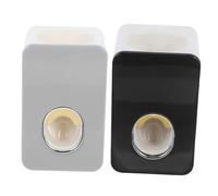 Holibanna 2pezzi Dispenser Dentifricio Automatico Forniture Bagno Attrezzature per Dentifricio Interfaccia in Abs Adattabile Tutte le Dimensioni di Design Rimovibile senza Tracce