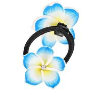 Holibanna 2pezzi Elastici Per Fiori Di Ceramica Accessori Colorati Per Code Di Cavallo e Chignon Per Tutti Tipi Di Stile Elegante e Alla Moda