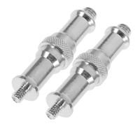 Holibanna 2Pezzi Filettato Maschio con Adattatore Vite per Luce Flash Materiale Antiusura e Antiossidante Compatibile con Accessori