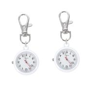 Holibanna 2pezzi Orologio Da Tasca Vintage Metallo Per Leggero Pratico e Facile Da Usare Per Occasioni Lavorative e Regali Famiglia e Amici