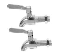 Holibanna 2Pezzi Rubinetto Dispenser Bevande Inossidabile Ugello per Barattolo Adatto per Acqua e Facile Installazione e Versatile