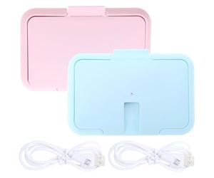 Holibanna 2pezzi Scalda Salviette Portatile Usb Per Ragazza Scalda Salviette Umidificate Dispenser Di Per Casa e Auto Mantiene Le Alla Temperatura Giusta