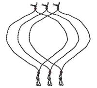 Holibanna 3 Pezzi Collana con Ciondolo Intrecciato Collana del Titolare Ciondolo Gabbia Collane di Cristallo Porta Collana di Cristallo Collana di Cristallo Vuota Corda di Cera Black