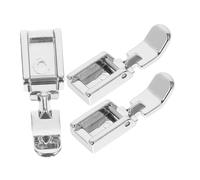 Holibanna 3 Pezzi Piedino per Macchina da Cucire Regolabile Posizione Piedino per Cerniera Lampo Piedino Premistoffa Piedino per Cerniere per Macchina da Cucire Industriale Metallo Silver