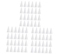 Holibanna 3 Set Coni Schiuma Polistirolo per Fai da Te per Progetti Creativi Decorazioni Natalizie Giochi Educativi per Decorazioni per Feste 24 Pezzi * 3