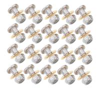 Holibanna 30 Set Set da Viti a Testa Tonda e Dadi per Cesoie da Potatura in Metallo Argento Chiusura Sicura e Adattamento Puntuale per Manutenzione Frutteti e Giardinaggio Esterno