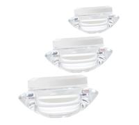 Holibanna 3pezzi Contenitori Cosmetici Riutilizzabili Per Crema Viso e Labbra Di Barattoli Pratici e Leggeri Per Viaggi e Uso Quotidiano Design Compatto e