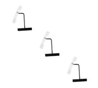 Holibanna 3pezzi Espositore Per Orologi Acrilico Trasparente Con Base Metallo Supporto Elegante Per Orologi e Bracciali Design Moderno Per Presentazione Raffinata