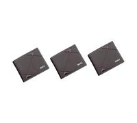 Holibanna 3pezzi Portafoglio Multifunzionale Da Uomo Pu Portamonete Con Cerniera e Scomparti Per Carte Design Elegante e Resistente Per Regali e Uso Quotidiano