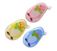 Holibanna 3pezzi Scrubber Comodo Per Bagnetto Del Ragazzo Ragazza Ragazza Resistenti All Usura Asciugamani Bagno Stampa Scrubber Esfoliante Per Corpo Asciugamano Per Doccia Del Ragazzo