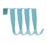 Holibanna 4 Pezzi appendiabiti da porta stampelle armadio grucce appendiabiti gancio per vestiti gancio del gabinetto sopra i ganci della porta Blue