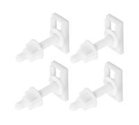 Holibanna 4 pezzi Kit Bulloni Fissaggio Sedile Wc con Rondelle Metalliche Compatibile per Installazione Rapida e Semplice Rimozione per Pulizia Facile
