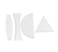 Holibanna 4 pezzi Lenti Ottiche in Acrilico per Insegnamento Include Lenti Cilindriche Convesse e Concave Leggere e Portatili per Esperimenti Ottica Educativi
