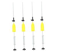 Holibanna 4 Pezzi Spring del braccio della lavatrice aste di sospensione della lavatrice inossidabile alto della asta di sospensione sostitutiva della rondella Colore Casuale