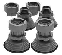 Holibanna 4 Pezzi Tappetino Per Lavatrice Piede Lanciatore Di Grandi Dimensioni Tampone Macchina Cuscinetti Antivibranti Per Rondelle Tappetino Sotto La Lavatrice Da Bagno Plastica Grey