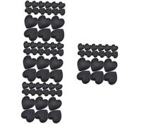 Holibanna 4 Set Copertura Antiscivolo Per Occhiali Evitare Che Gli Occhiali Scivolino Sul Naso Occhio Cuscinetti Per Occhiali Per Le Orecchie Impugnature Gel Di Silice Black 20 Paia*4