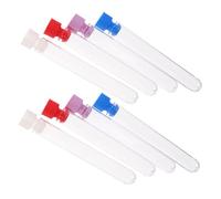 Holibanna 40 Pezzi Contenitore per Aghi da Cucito in Porta Aghi Trasparente con Tappo Vite Organizer Sicuro e Resistente per Ricamo e Maglieria Facile da Trasportare e Conservare