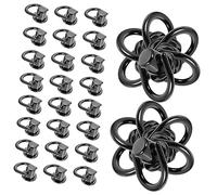 Holibanna 40Sets D Rings Rivets e Bottoni per Accessori Fai da Te per Borse e Fissalle Artigianali per Progetti Creativi