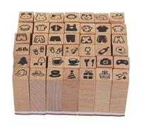 Holibanna 42 Pezzi Timbro Del Partito Degli Animali Francobolli Per Francobolli Fai -da -te Timbri Di Giornale Timbri Per Scrapbooking Timbro Di Gomma Di Legno