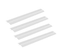Holibanna 4pezzi Coperture Silicone Per Gap Riutilizzabili Per Spazi Tra Piano e Piano Trasparenti e Facili Da