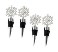 Holibanna 4pezzi Tappi Per Bottiglie Di Vino Tappi Per Bottiglie Accessori Per Vino Chiusura Ermetica Materiali Di Qualità Superiore Sicuri e Durevoli Semplici Da Usare Facili Da Pulire