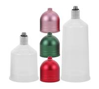 Holibanna 5 Pezzi Contenitori Vernice Spray per Aerografo con Iniezione Ossigeno Bicchieri Miscelatori Resistenti per Auto Art Tazze con Beccuccio Antigoccia per Progetti DIY e Decorazioni