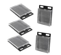 Holibanna 5 Pezzi Pannelli Riflettenti Quadrati per Sensori Raggio Accessori Retro-riflettenti Resistenti per Sicurezza Stradale Edilizia e Veicoli Installazione Rapida e Duratura