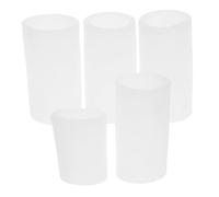 Holibanna 5 Pezzi Per Le Coperture Per Le Protezioni Per Le Per Colla a Caldo Protezioni Per Le Per Le Ferite Bianca Gel Di Silice