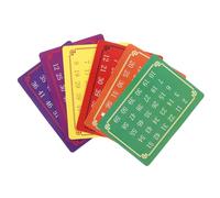 Holibanna 5 Set Carte Telepatiche Numeriche per Trucchi di Lettura Cognitiva Giochi Magici Interattivi per Spettacoli Teatrali e Feste di Halloween Giocattoli Matematici per