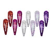 Holibanna 50 Pezzi Mollette Chioma Donna a Forma di Goccia in Lega Clips Chioma Donna Eleganti e Resistenti per Matrimoni e Spiaggia Colore Casuale