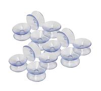 Holibanna 50 Pezzi ventose in silicone senza ganci ventose senza gancio di grandi dimensioni pastiglie schierato chiaro mobilia ventose trasparenti cuscinetti in gomma per