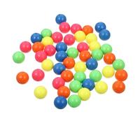 Holibanna 50pezzi Palline di Plastica Colorate per Apprendimento Probabilità Palline Solide per Ragazzo Ragazza Gioco Educativo per Coordinazione Occhio-Mano e Riconoscimento Colori