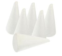 Holibanna 6 Pezzi Coni Schiuma per Lavoretti Creativi DIY Materiale Artigianale per Decorazioni Natalizie Personalizzate
