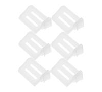 Holibanna 6 pezzi Separatore Frigorifero Regolabile in Plastica Trasparente Organizer Multifunzionale per Ripiani Frigorifero Adatto per Cucina Ufficio Camera da Letto e Bagno Facilmente