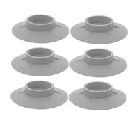 Holibanna 6 Pezzi Tappetino Per Lavatrice Cuscinetti Di Livellamento Della Lavatrice Posta Di Lavaggio Del Piede Cuscinetti Antivibranti Per Rondelle Dark Grey Gomma Da Cancellare