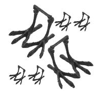 Holibanna 6 Pezzi Zampe di Ferro Riutilizzabili per Progetti Artigianali, Ornamento da Tavolo a Forma di Artiglio di Pappagallo, Piedi Realistici per Statuette e Decorazioni Fai da Te