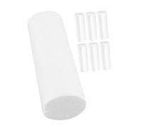 Holibanna 7 Pezzi Cilindri in Schiuma Bianca per DIY Decorazioni Artistiche Sicuri e Solidi per Stimola creatività e Talento Artistico