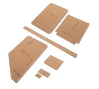 Holibanna 7 Pezzi Modello Cartaceo Borsa a Tracolla Uomo Pelle | Carta Kraft Marrone, Linee Opache Punti Allineamento, Promemoria Cucitura e Bordi Arrotondati