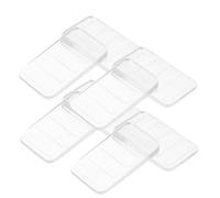 Holibanna 8 Pezzi distanziatori per mobili cuneo del tavolo gamba zeppe da tavola cunei Shims spessori livellatori in plastica spessori livellatori per mobili per tavolo pvc