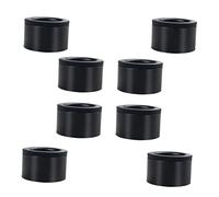 Holibanna 8 Pezzi gambe dell'armadio per mobili supporto gamba regolabile accessori libreria ufficio accessori scrivania piedini regolabili del mobile tampone rotondo addominali Black