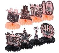 Holibanna 8pezzi Decorazioni per Compleanno Anni Set Adornamenti per Centrotavola per e Celebrazioni