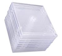 Holibanna 9pezzi Custodie CD Trasparenti Acrilico da Leggere e Compatte Protezione Ottimale per Dischi e Dvd per Collezionisti e Uso Quotidiano