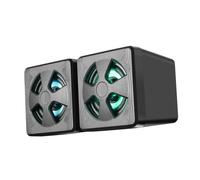 Holibanna Altoparlante da Gioco Voice Box Mini Altoparlanti da Tavolo per Laptop Subwoofer Esterno RGB Retroilluminato