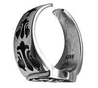 Holibanna Anello di ancoraggio regolabile Gioielli goth punk gioielli grunge Anelli per uomini anelli decorativi gli uomini suonano la moda anelli gioielli da uomo Acciaio titanio Argento