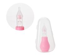 Holibanna Aspiratore Nasale Per Silicone Con Rimuovi Mucus e Congestione Per Design Ergonomico e Facile Con Scatola Stoccaggio Rosa