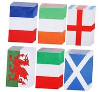 Holibanna Bandierine Internazionali Colorate con Bandiere per Feste Decorazioni Mondiali Celebrazioni Culturali e Interni ed Esterni