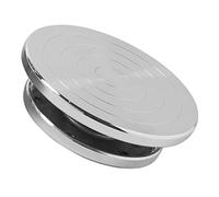 Holibanna Base Girevole Lega di Alluminio per Argilla Tornio Rotante per Ceramica E Decorazione Torte Piattaforma Girevole con Design Antiscivolo E Cuscinetti per Rotazione