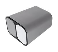 Holibanna Bidone della Spazzatura Doppio da Cucina 15L Scomparti Separati per Secco e Umido, Coperchio Monocolore, Materiale ABS, per Raccolta Differenziata Domestica