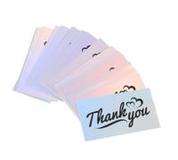 Holibanna Biglietti Colori Belli di Ringraziamento per Piccole Imprese 50 Patinata e Portatile per i Clienti e Ordini